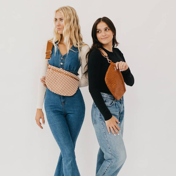 Westlyn Woven Bum Bag: Denim Blue