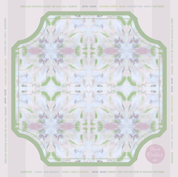 Pink Lilly Mahjong Mat