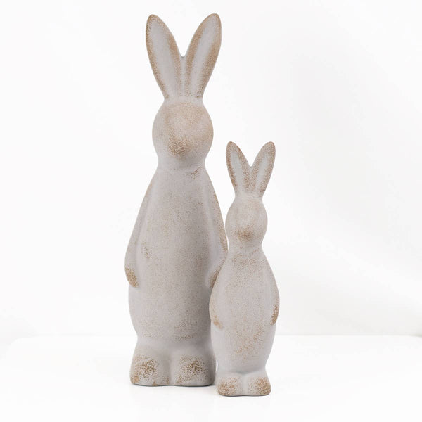 Aubrey Bunny Décor   Antique Gray   7"