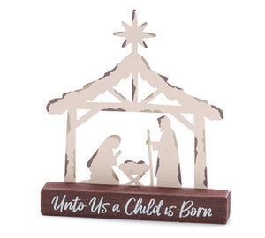 Unto us a Child is Born Nativity