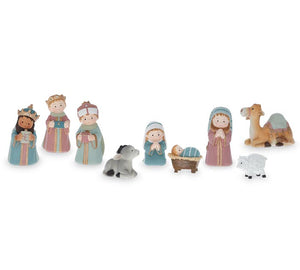 Colorful Children's Nativity Set