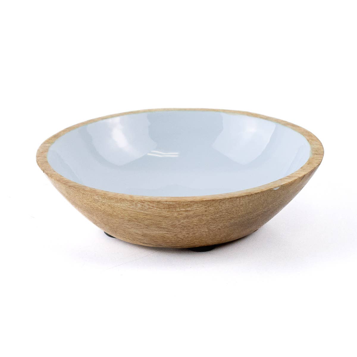 Hogan Dip Bowl   Natural/Blue   5.25x1.5