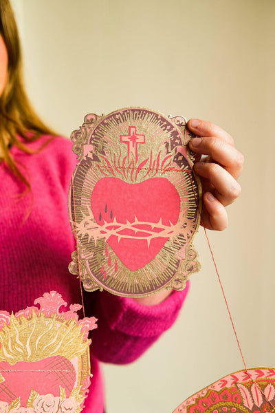 Saint Valentine Sewn Garland