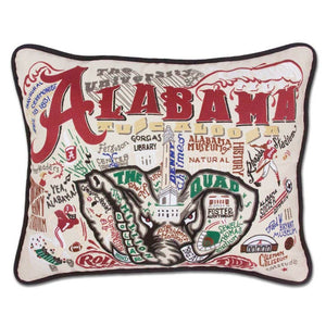 Embroidered University of Alabama Pillow