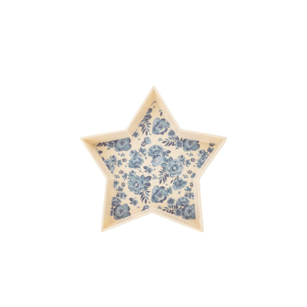 Hamptons Star Shaped Bamboo Reusable Tray Set