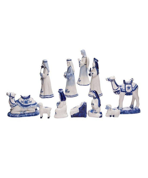 DELFT BLUE NATIVTY SET 11P