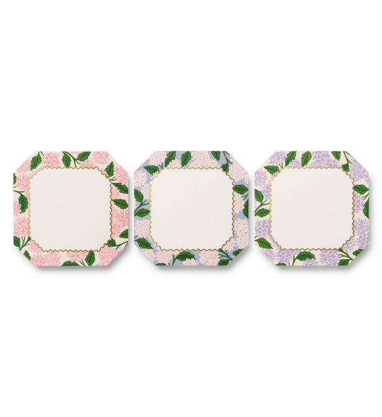 Pink Hydrangea Mini Notepad Trio