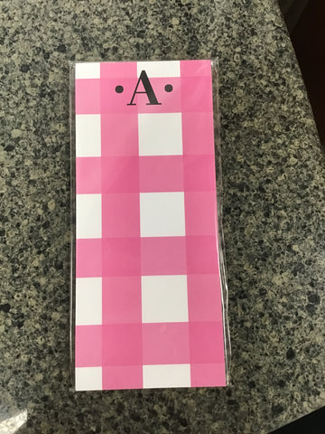 Buffalo Check Initial Notepad