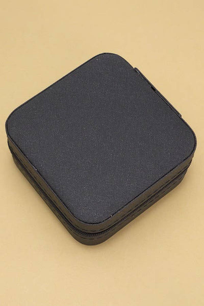 JEWELRY ORGANIZER TRAVEL BOX CASE - Off White