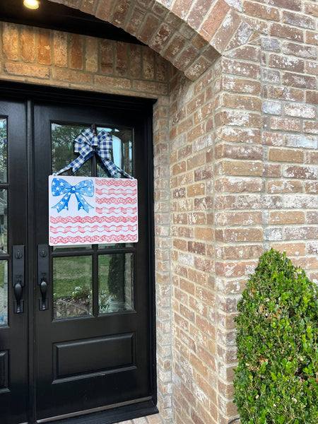 Stars & Stripes Flag Door Hanger