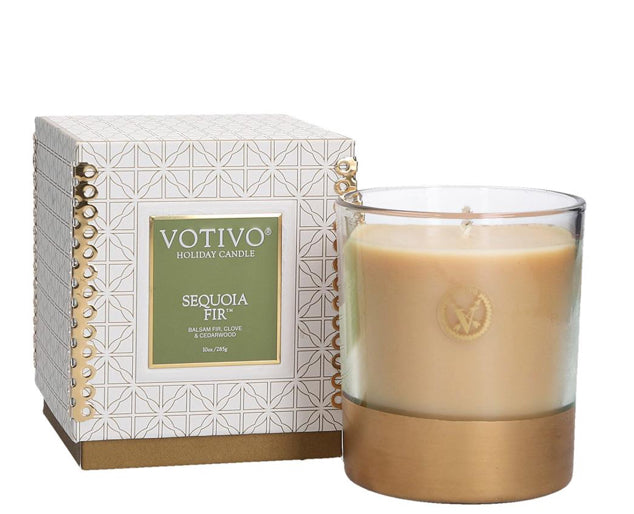 Votivo Sequoia Fir 10oz Holiday Candle