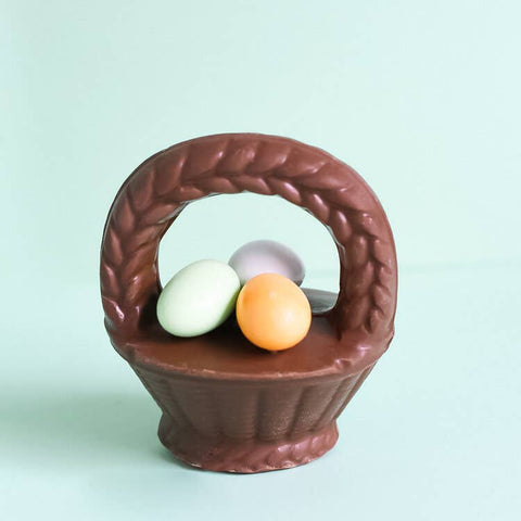 4.5oz Easter Chocolate Egg Basket - Milk Chocolate