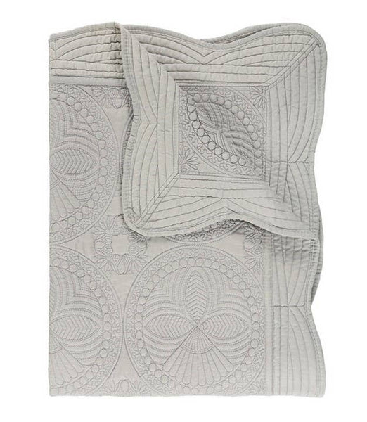 Heirloom Quilt - Baby Quilt Blanket : Blue Check Trim
