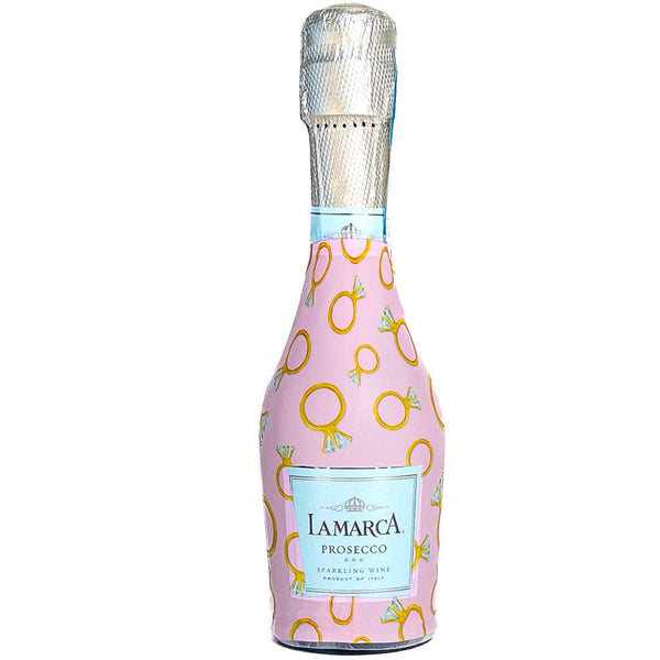 Beau Bottles Pink Engagement Ring - MINI Prosecco Collection - Six Pack
