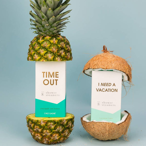 I Need A Vacation - Aromatherapy Shower Steamers - Coconut Lime - Set of 8