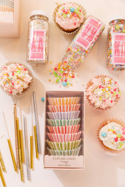Cupcake Liners: Round Bold Stripe