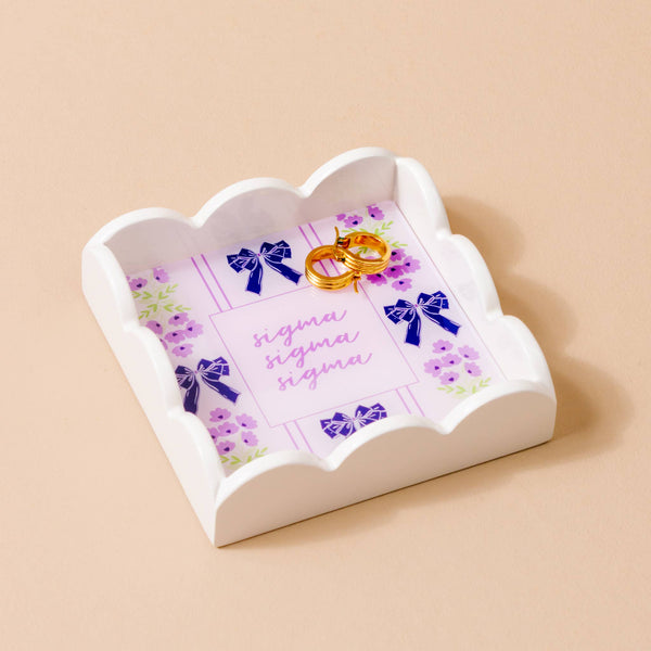Sorority Scallop Trinket Tray