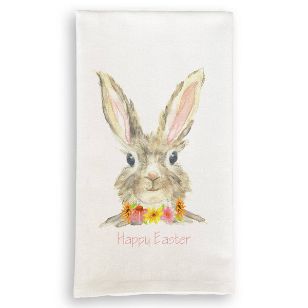 Easter Bunny: White Guest Towel / -