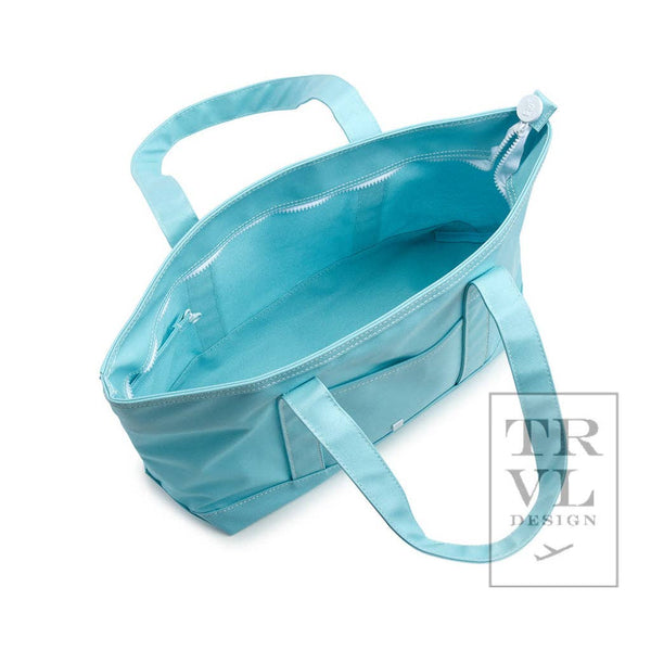 TRVL Medium Tote - Coated Canvas Daffodil