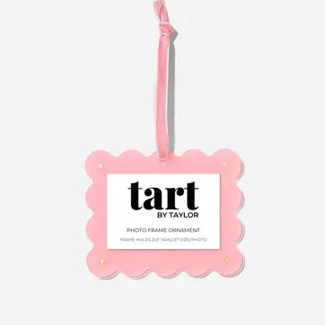Scalloped Acrylic Frame Ornament