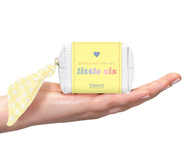 Little Sis Minimergency Kit | Sorority, Rush, Bid Week Greek: Blue Gingham