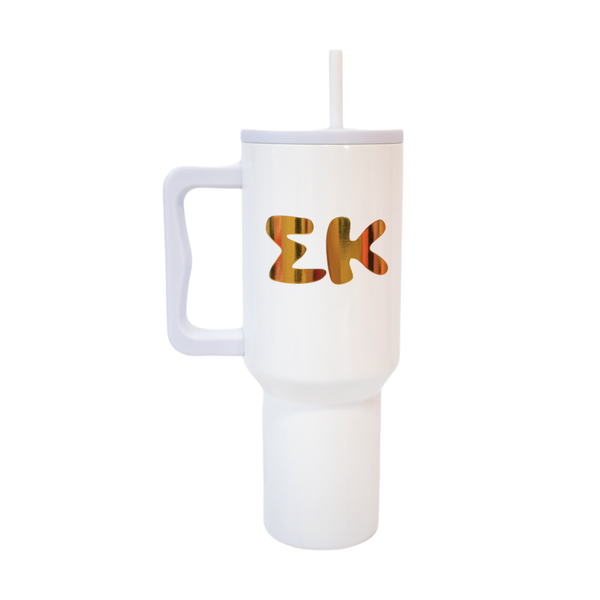 40oz 24 Karat Sorority Tumbler: PHI MU