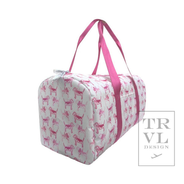 TRVL Duffel - Puppy Love Pink Weekender Bag