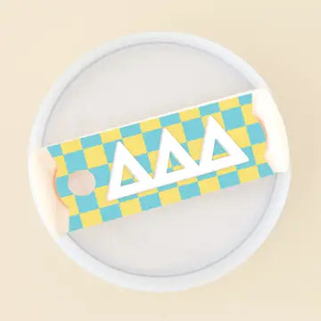 Sorority Tumbler Lid Tag