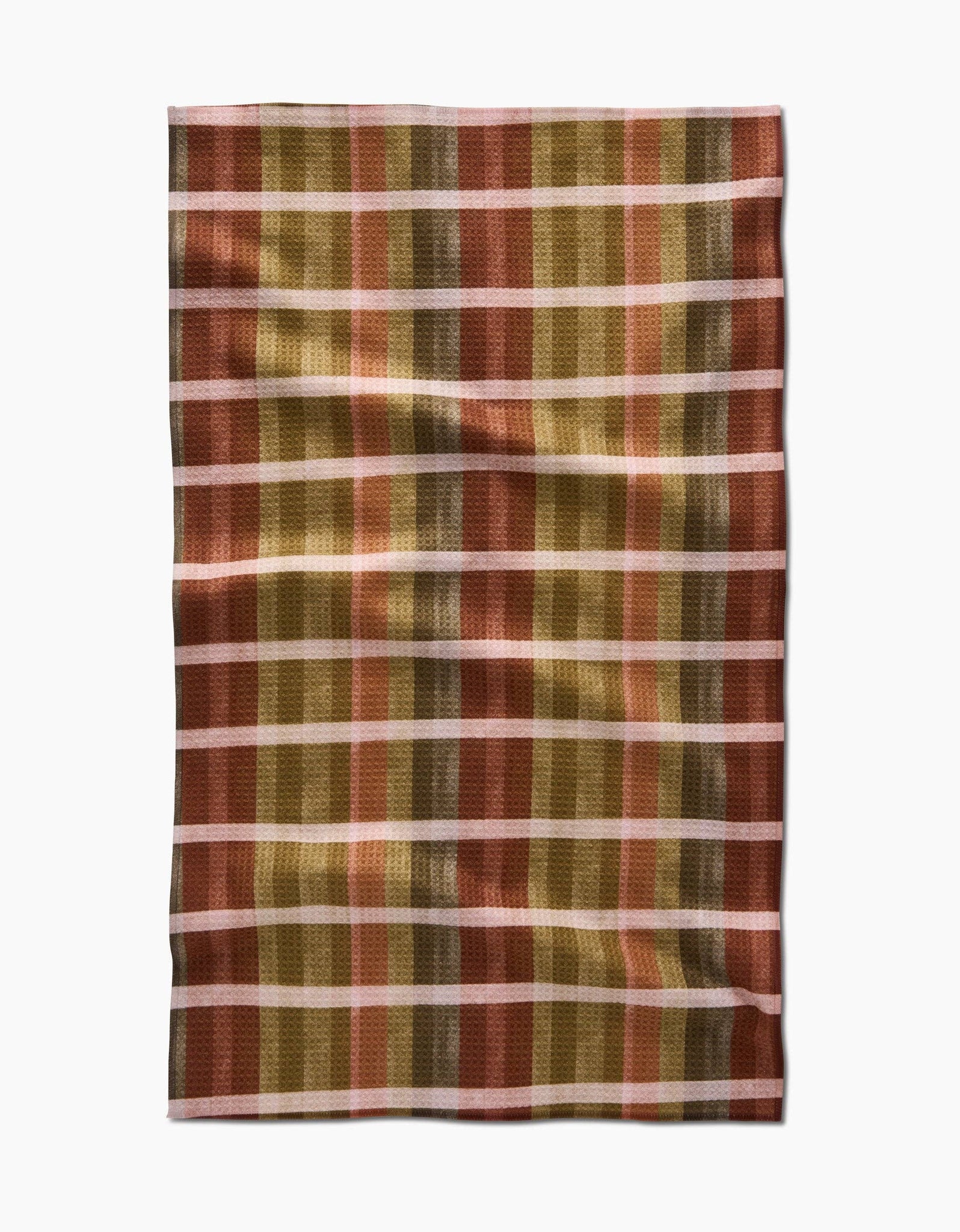 Fall Harvest Stripes Tea Towel Geometry