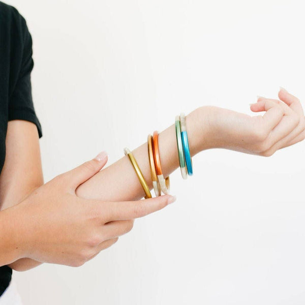 San Pedro Metallic Bangle Set