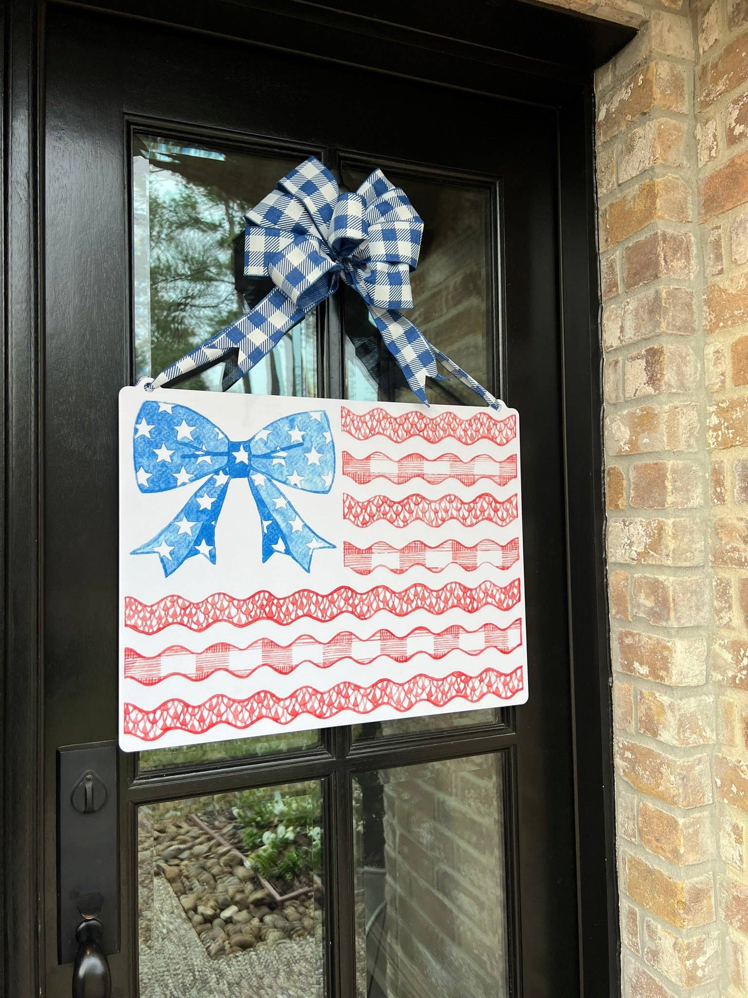 Stars & Stripes Flag Door Hanger