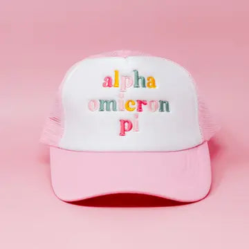 Pink Sorority Trucker Hat