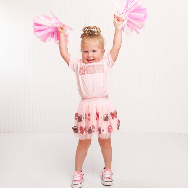 Football Sequin Tutu - Kids Clothing
