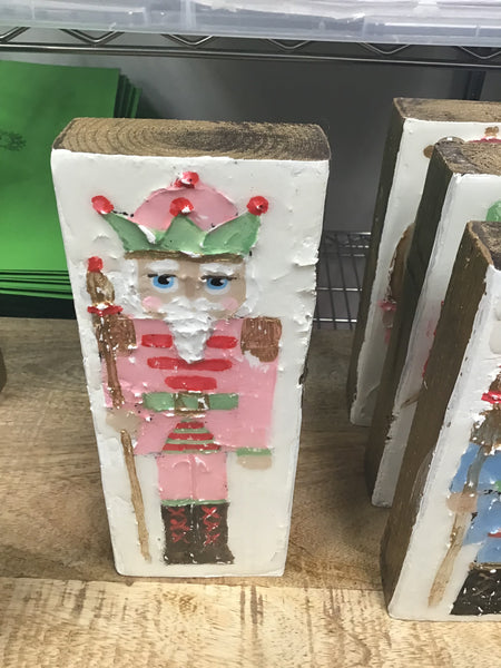 3.5x8 Karen Marcum Nutcracker Wooden Block