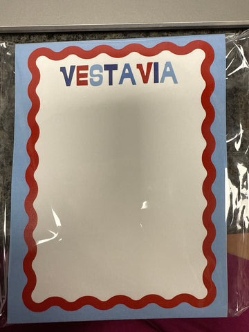 Vestavia Scalloped Notepad
