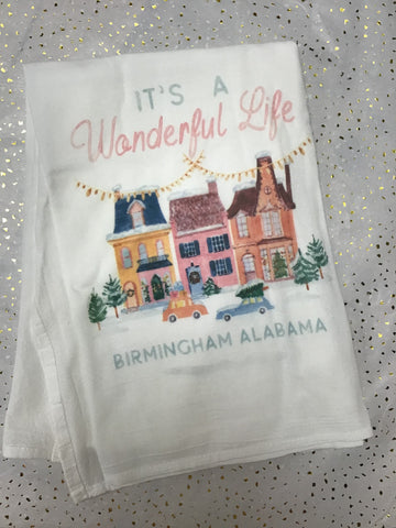 Wonderful Life Tea Towel- Birmingham