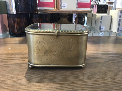 Etched Jewelry Box