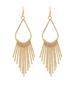 Teardrop Fringe Earring