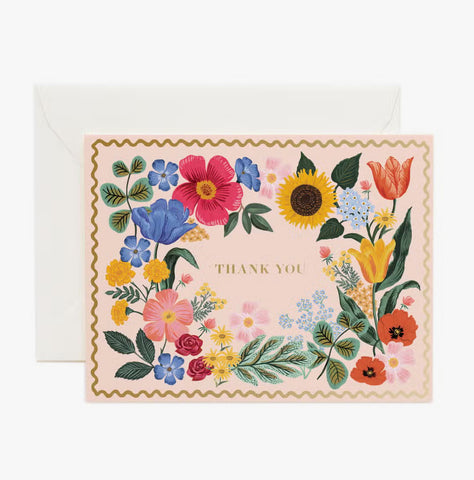 Rifle Paper Blossom Thank You Card Set