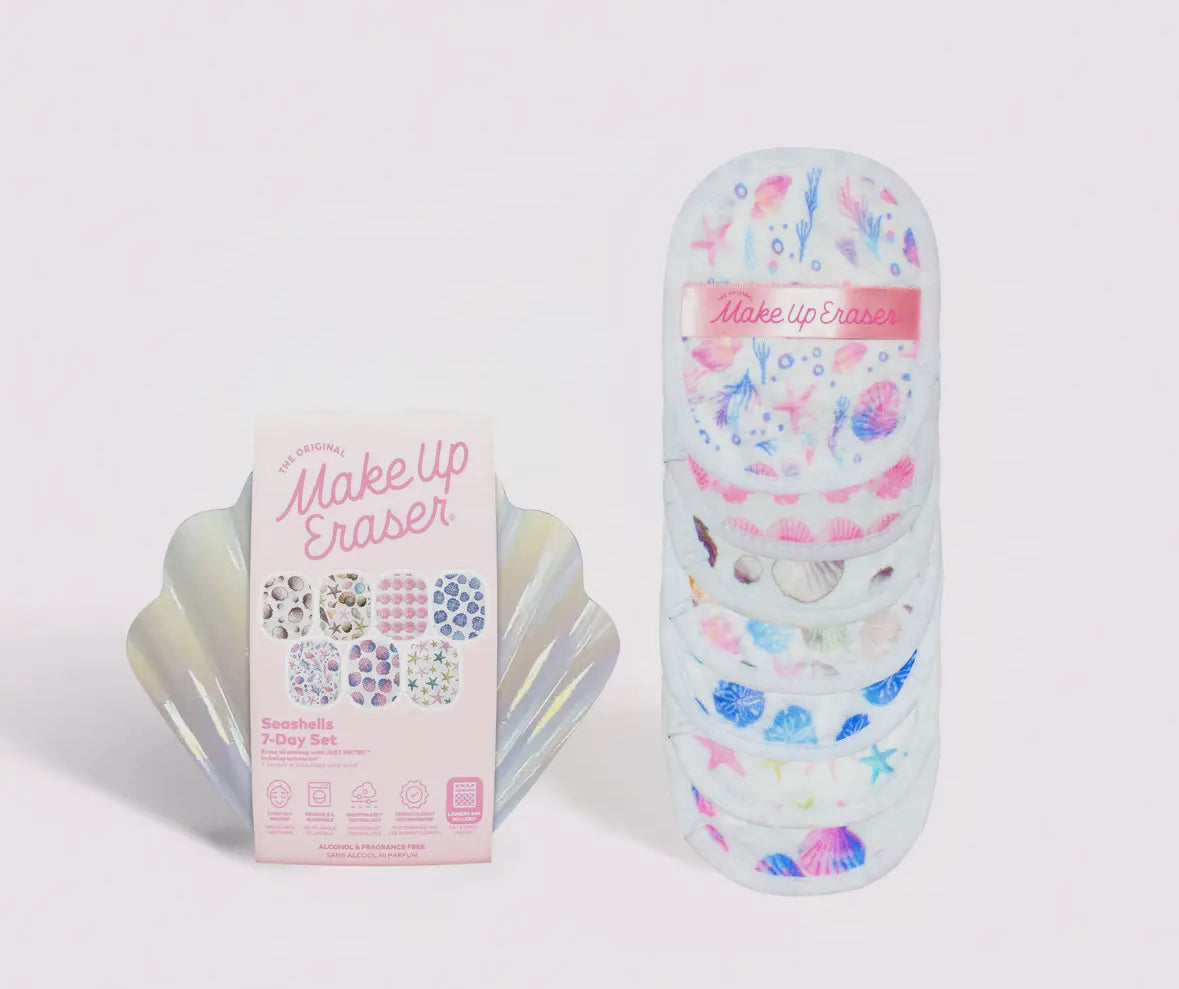 Shell package-  7 day make up eraser