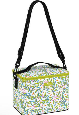 Scout- lunch cooler- “the coolest lunch box at the lunch table” -olive or twist print.  Cross body strap.