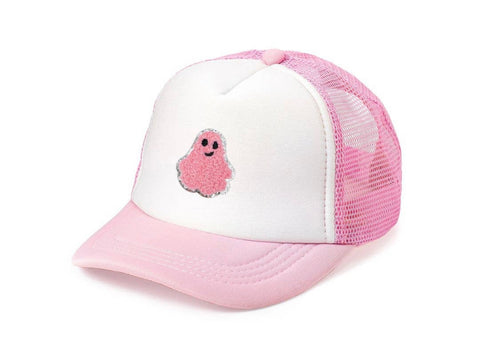 Cutest pink boo ghost kids hat