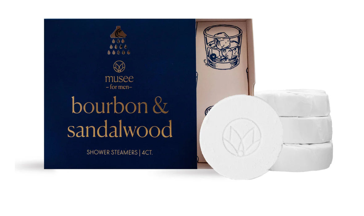 Musee men’s shower steamers- bourbon and sandalwood