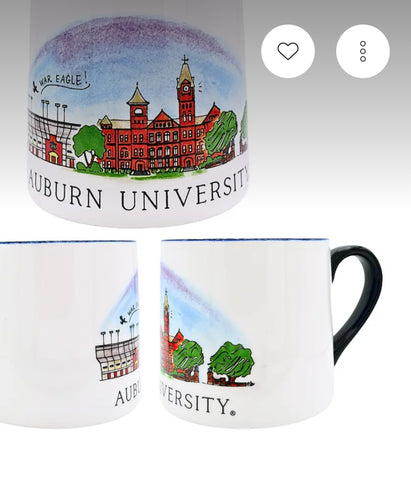 Auburn skyline mug