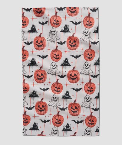 Happy Halloween geometry towel