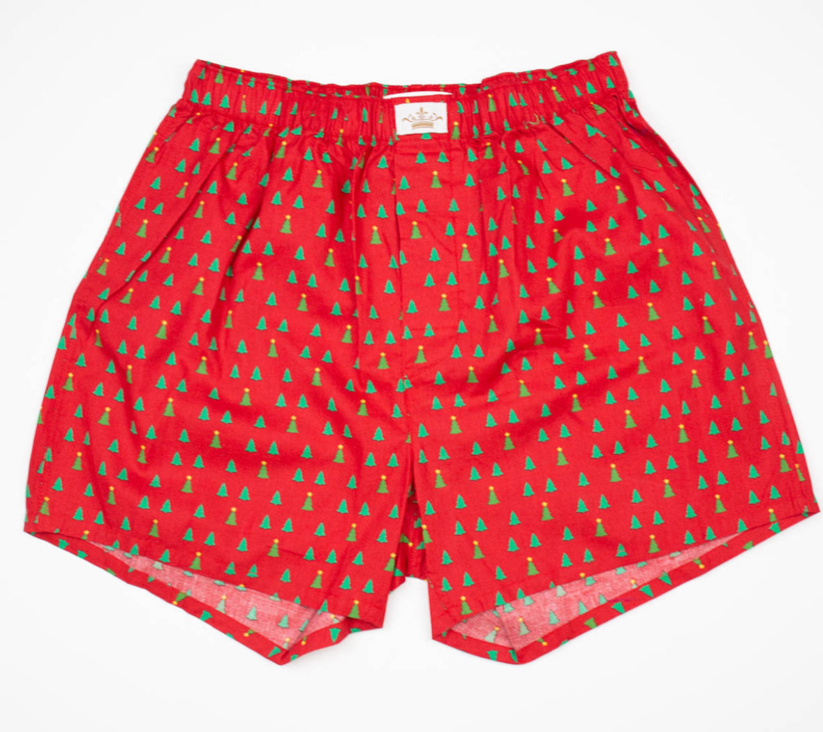 Red Xmas boxers- small