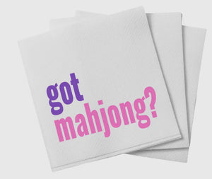 Got mahjong napkins