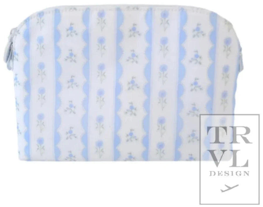 TRVL Goodie Bag Ribbon Floral Blue