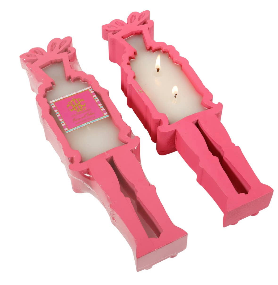 Pink Nutcracker Berries and Balsam Candle