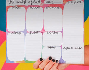 Weekly planner crew and co